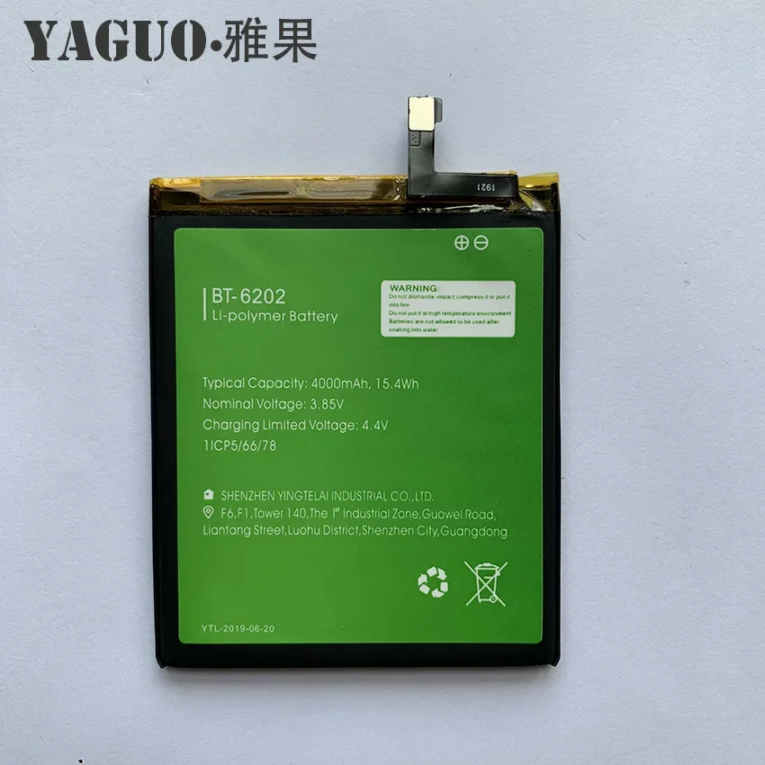 100% Original High Quality Battery 4000mAh For LEAGOO M 11 M11 BT-6202 BT6202 BT 6202 Batterie Batteria