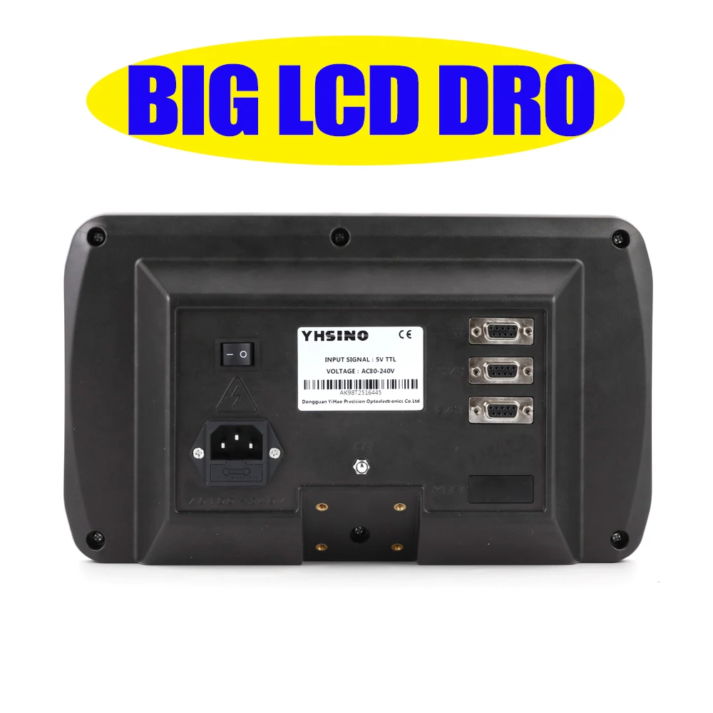 2 3 4 5 osi Dro BIG LCD cyfrowy odczyt 13 języków 7 \'\'duży wyświetlacz YH800-2V YH800-3V YH800-4V YH800-5V DB9 TTL