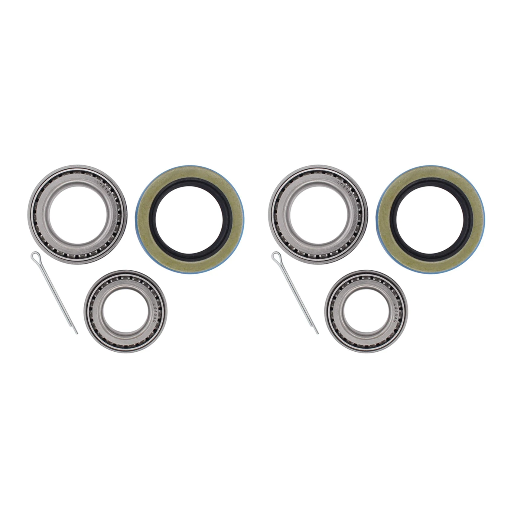 2X Trailer Hub Bearings Kit For 3500 1.719 Inch Spindle 84 Axle L68149 L44649