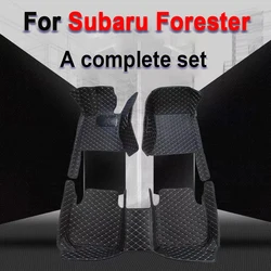 For Subaru Forester 2024 2023 2022 2021 2020 2019 Car Floor Mats Auto Interiors Covers Carpets Accessories Foot Waterproof Rugs