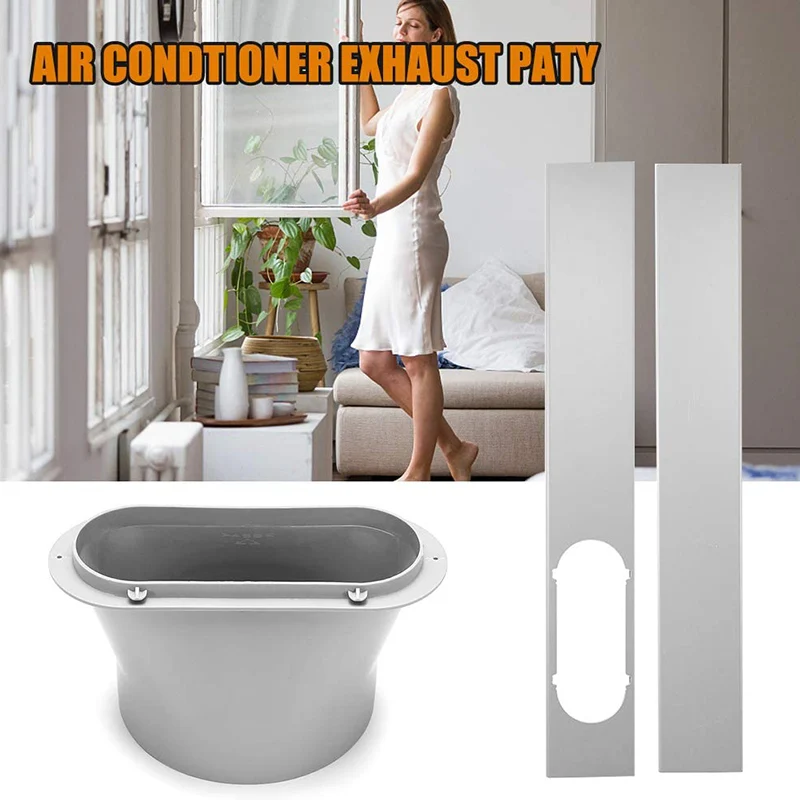 

Portable Window Kit Window Adapter Local Air Conditioner Accessories Window and Device Adapter Mobile Air Conditioning Baffle FU