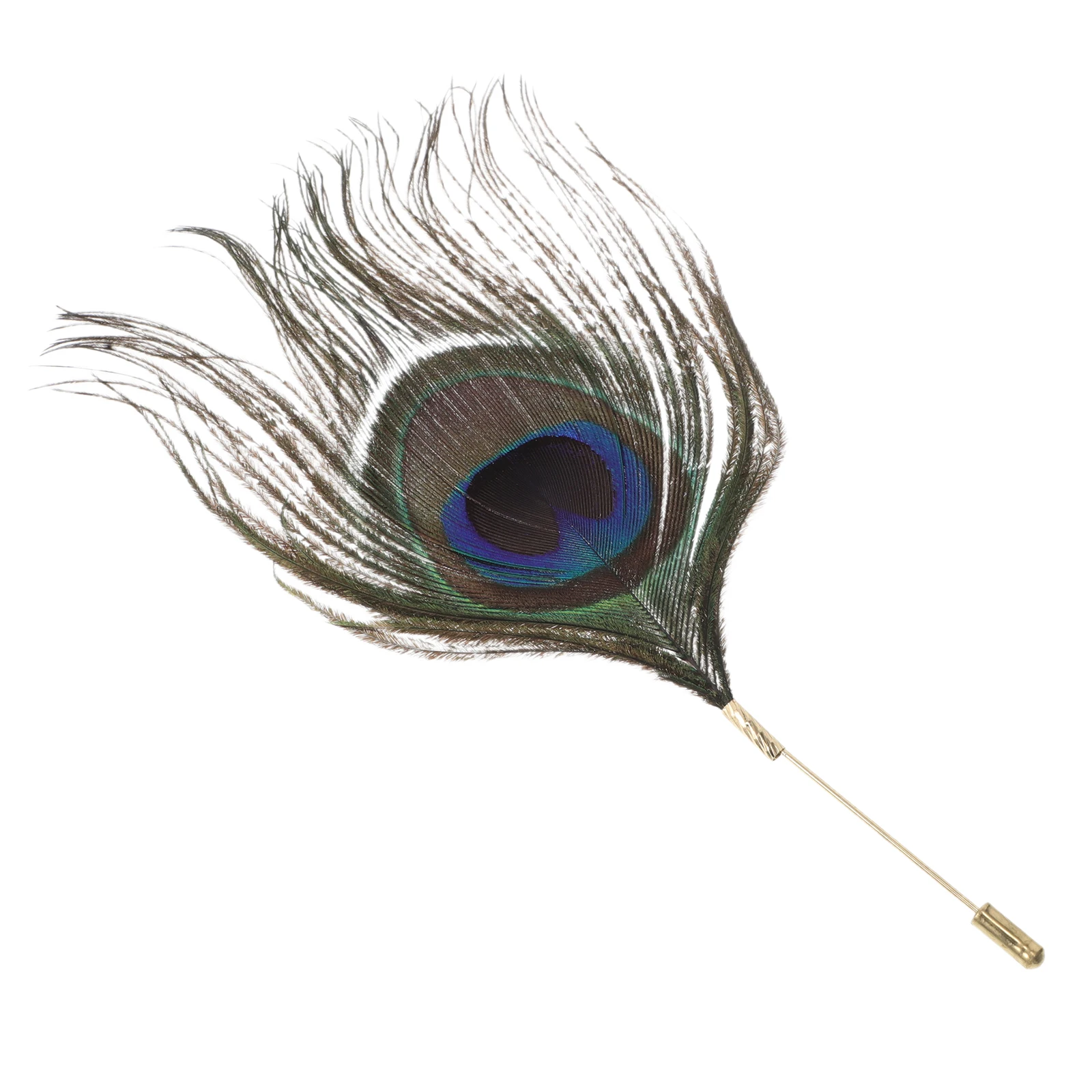 

DIY Lapel Pin Lightweight Metal Vintage Fashion Brooch For Hats Costume Accessory Plumage Hat Badge