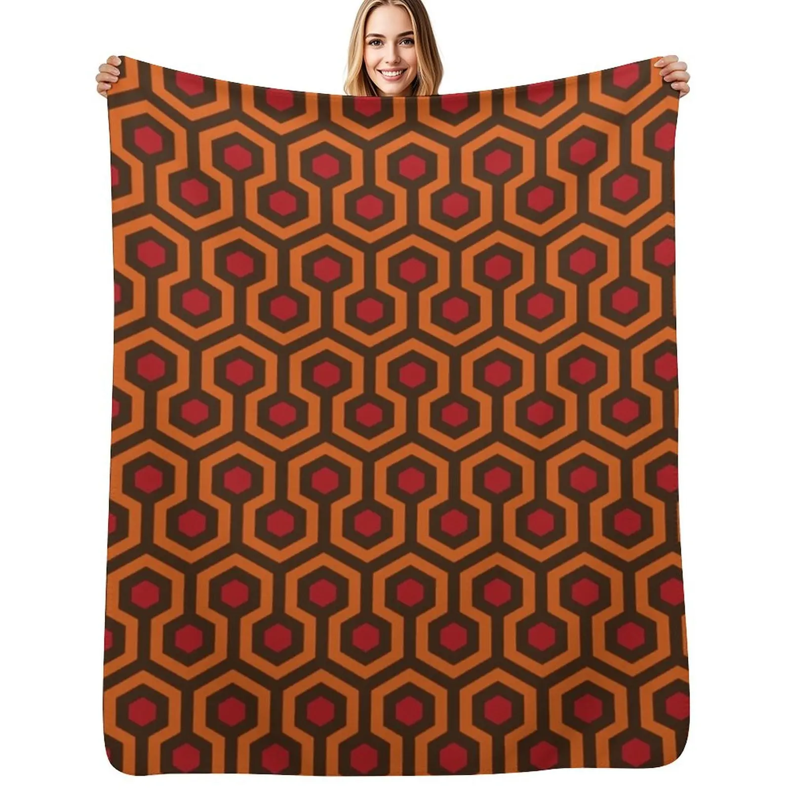 

The Overlook Hotel carpet Throw Blanket Shaggy Furry Soft Blanket for Bedroom Living Room