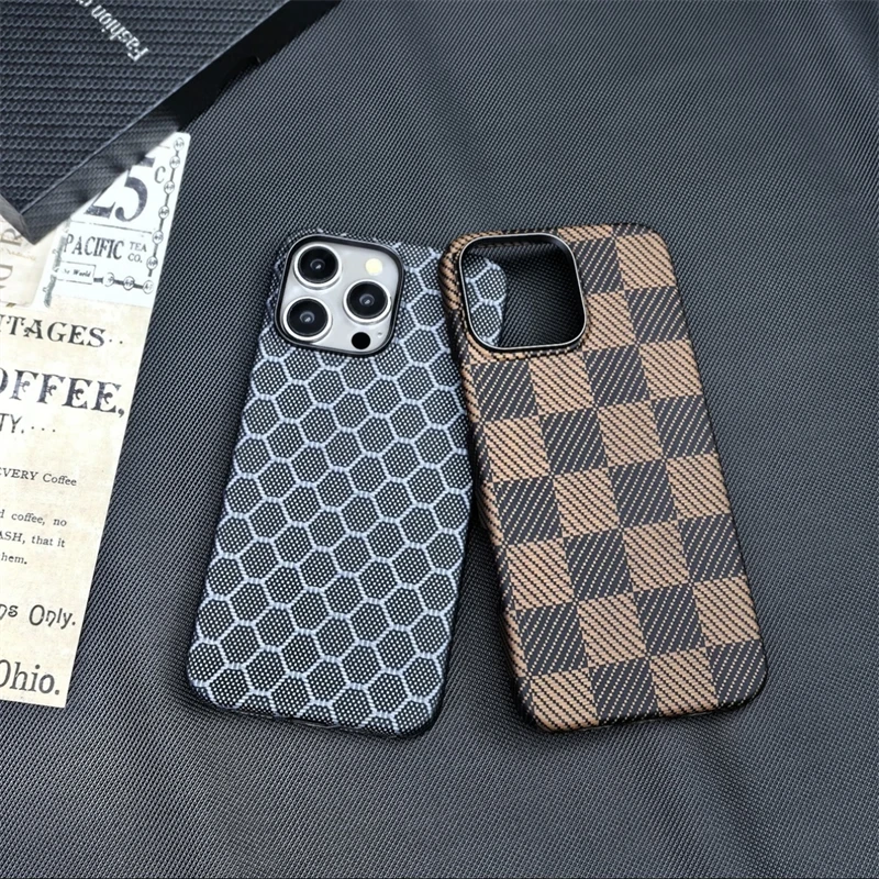 

For MagSafe Kevlar Carbon Fiber Phone Case For iPhone 16 15 Pro Max Aramid Fiber Shockproof Back Cover for iPhone 15Pro 16Promax