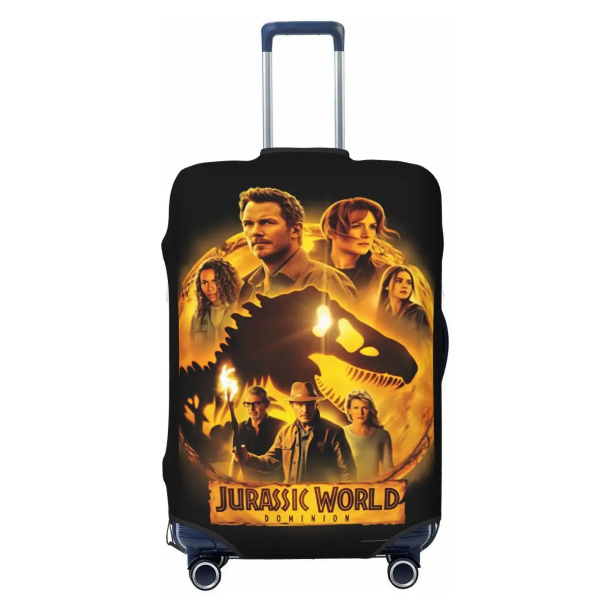 

Jurassic Rebirth Dinosaurs Attack World Suitcase Cover Flight Travel Useful Luggage Supplies Protector