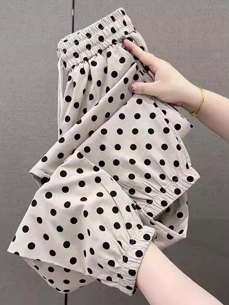 

Женские повседневные брюки с высокой талией, укороченные, облегающие, тонкие, эластичные, спортивные, в стиле харлан, быстросохнущие, свободного кроя, летние, модные