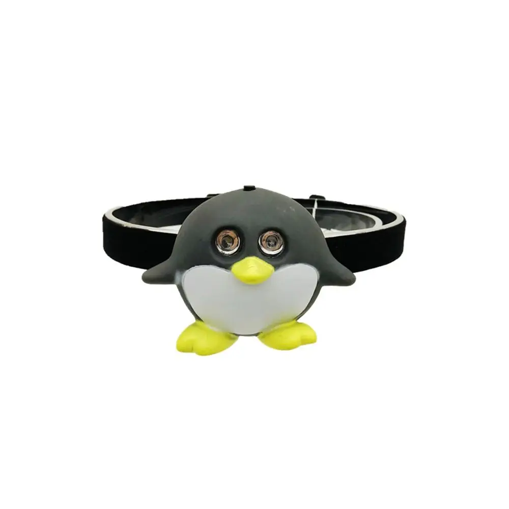 Gift Cartoon Animal Headlamp Cute Brightest Headlight Lightweight Elastic Headband Light Fishing