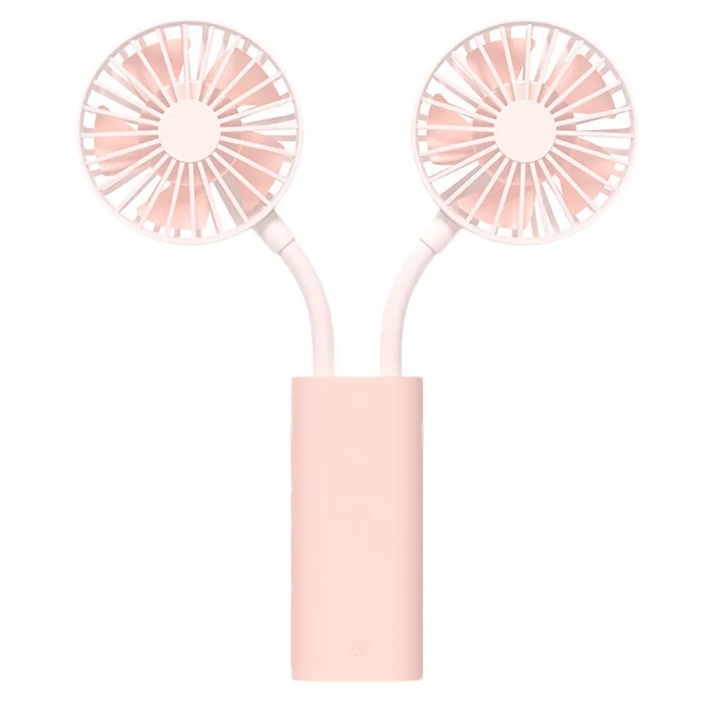 

USB Rechargeable Dual Head Flexible Tube Desk Home Gadgets Portable USB Desktop Creative Fan Home Mini Fan