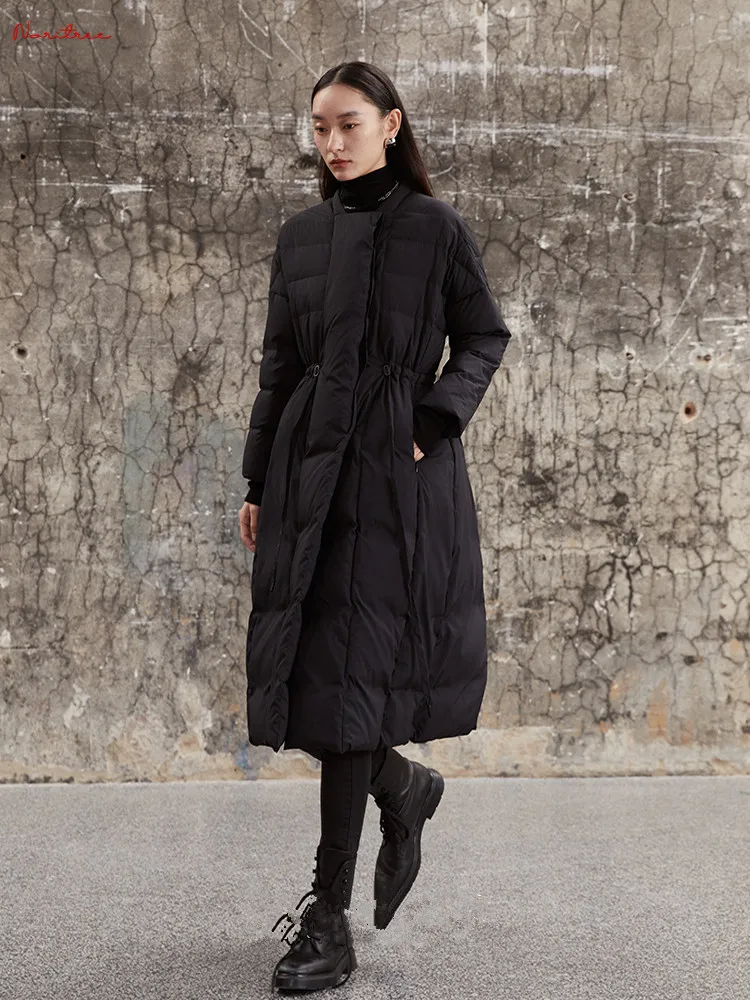 S-7XL Fit 110kg weight Great Quality Down Coats Winter Women\'s down coats drawstring female warm jacket Fluffy Parkas wy1749