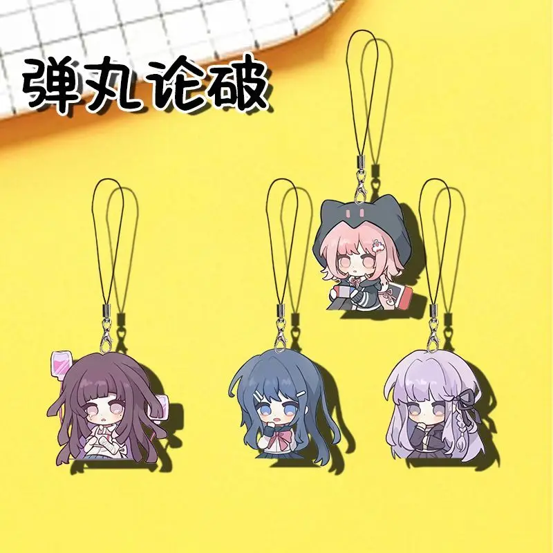 

Аниме Danganronpa Nanami ChiaKi, цепочка для мобильного телефона, косплей, мультяшный брелок, подвеска, украшение, аксессуары для рюкзака