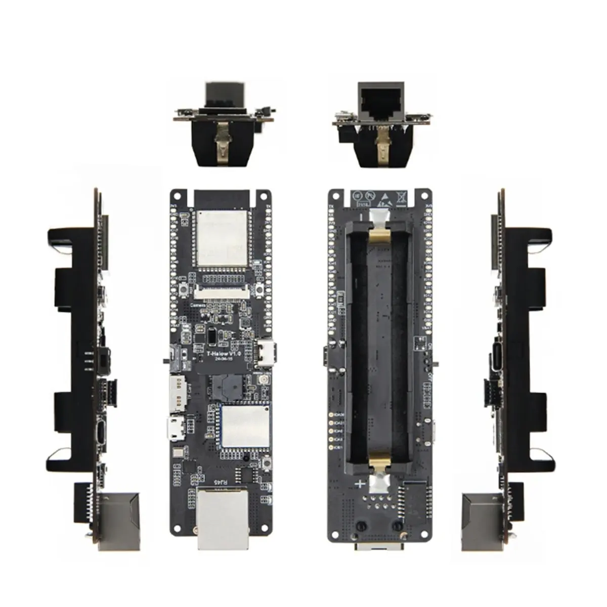 Плата разработки Ethernet T-Halow ESP32-S3 Модуль Wi-Fi Bluetooth с разрешением Wi-Fi HaLOW RJ45 Сетевой порт Камера Сиденье