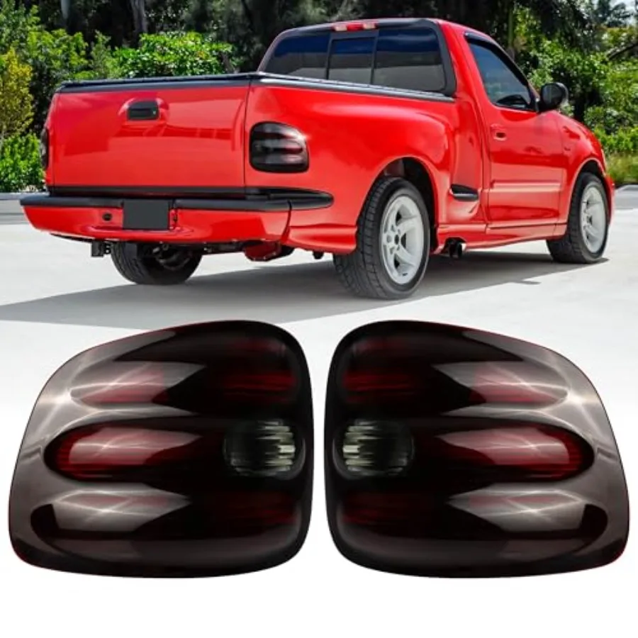 

USR 9700 F150 Flareside Pickup Tail Light Pair Tail Lamps Left + Right Compatible with 19972000 F150 Stepside Truck and 199719