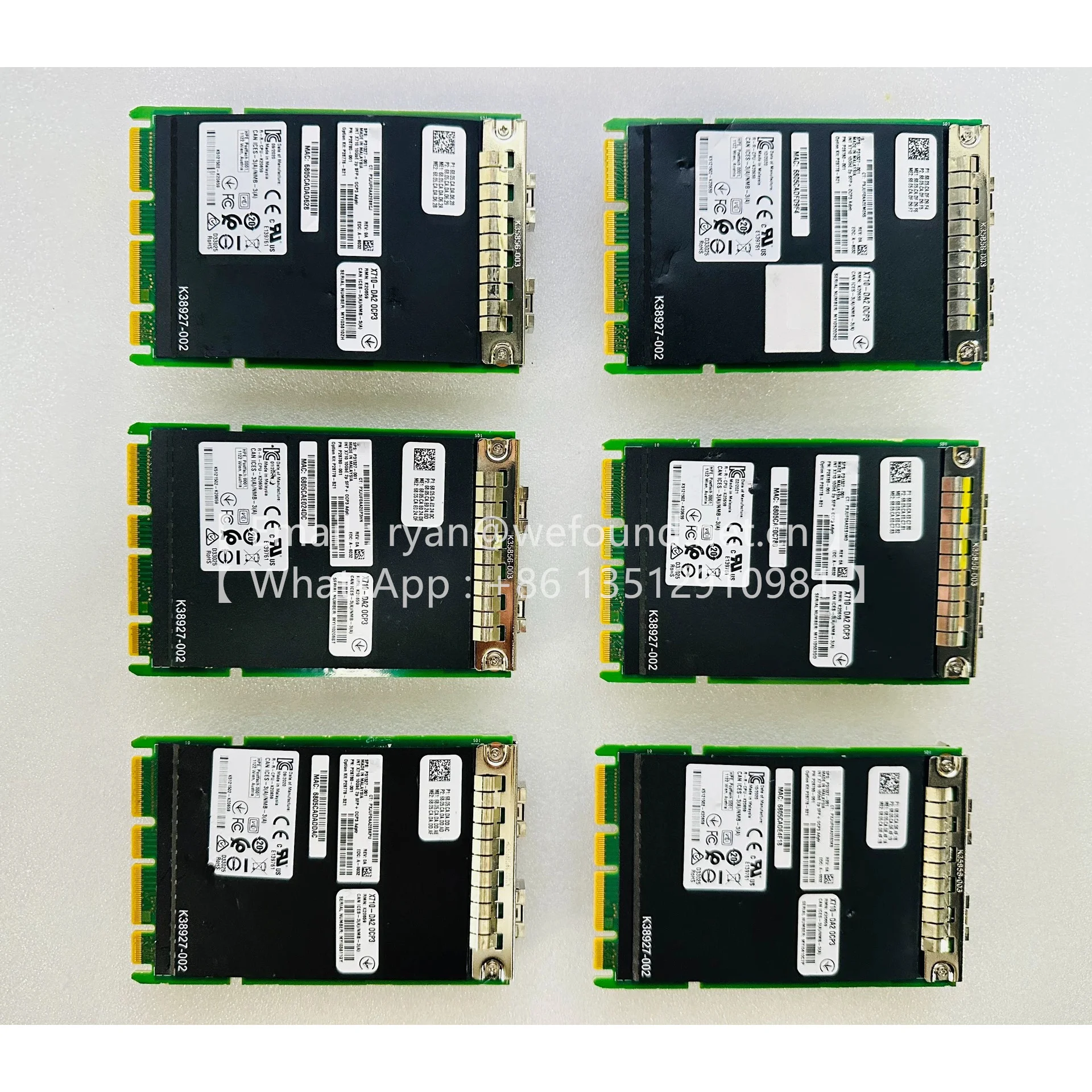 P28778-B21 X710‑DA2 Ethernet 10Gb 2‑port SFP+ OCP3 Adapter
