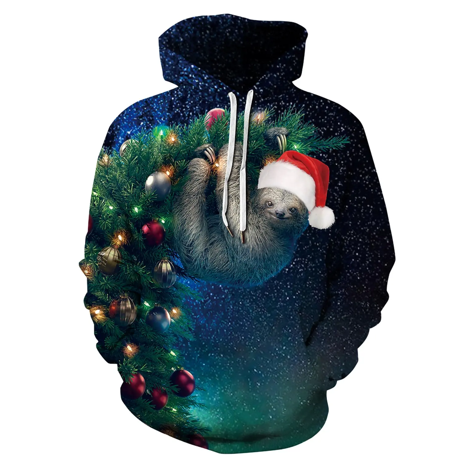Men's casual and comfortable hooded sweatshirts suitable for autumn and winter Christmas men's personalized fashion hoodies 2024