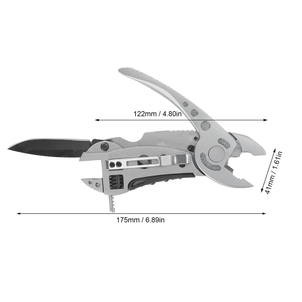 Multitool Adjustable Wrench Jaw Screwdriver Pliers Multitool Set