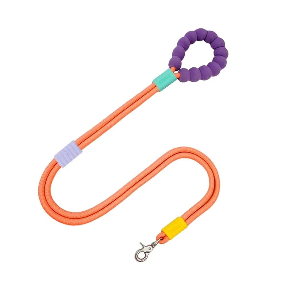 

Comfortable Hands Free Dog Leash Candy Color Foam Handle Pet Traction Rope Adjustable Colorful Dog Chains Running