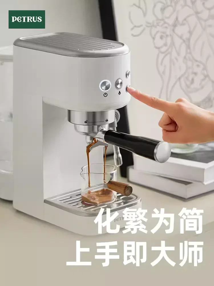 household Small  semi-automatic espresso coffee machine new style Espresso maker. Coffee maker machine.