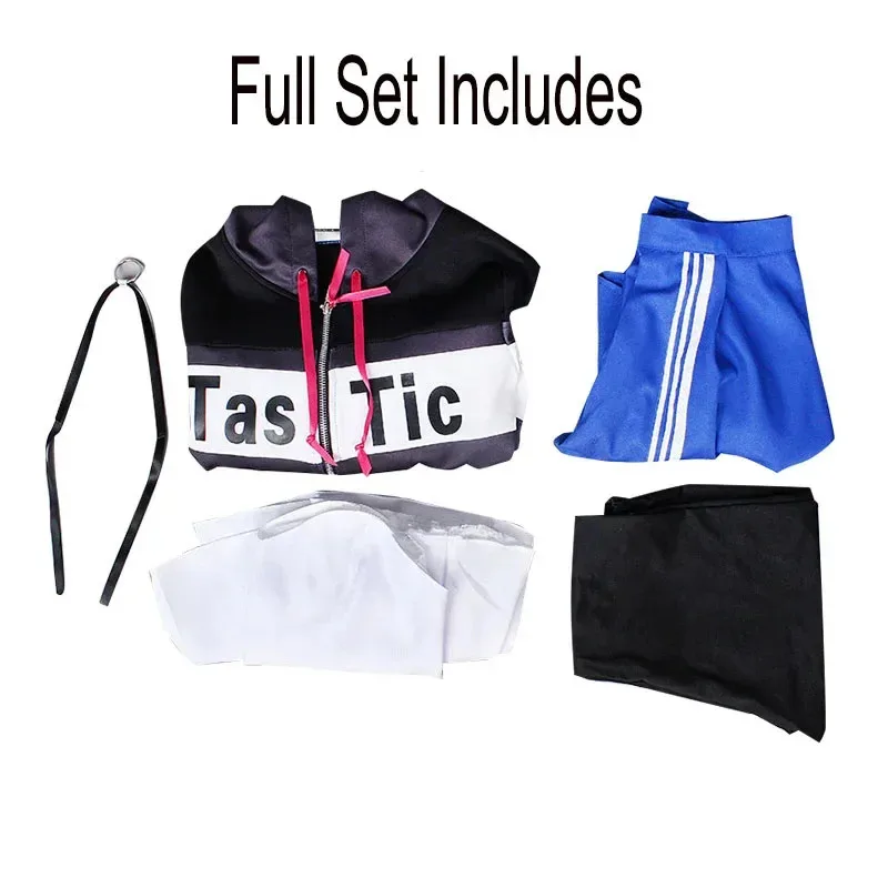 

Новый проект Sekai Colorful Stage Feat Vivid Bad Squad Miku Outfits Project Diva Косплей Женская спортивная одежда Юбка Хэллоуин Часть BG