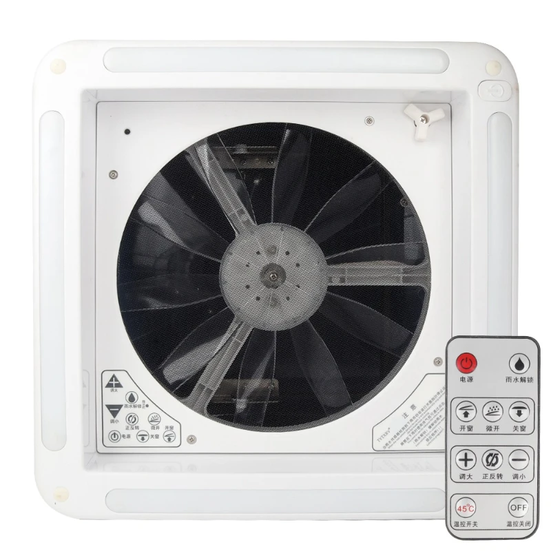 

RV Accessory 14inch CE certified RV Ventilation Fan, UV resistant, Cooling, with Remote Control, Suitable for RV Campers