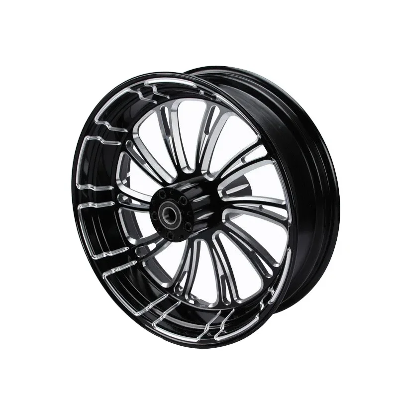 Aluminum Alloy Wheel Hub Of Motorcycle 18-5.5 Inch Double Disc Rim Of Heavy-duty Modified Vehicle