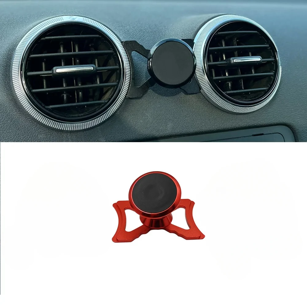 

Car Phone Holder For Audi A3 S3 RS3 8P Air Vent Mount Car Styling Bracket GPS Magnet Stand Rotatable Support Mobile Accessories