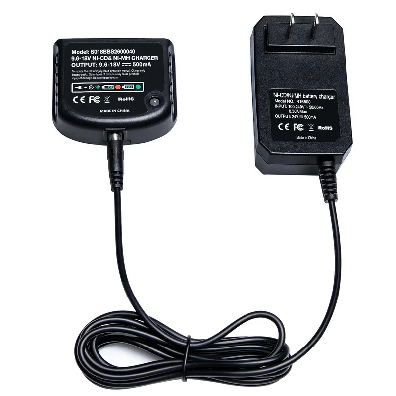 Carregador de substituição para Black & Decker 9.6V-18V A12 A12-X Hpb18-Ope Hpb12 Hpb14 DB18V Fsb18 Fs120Bx NI-CD NI-MH Carregador de bateria