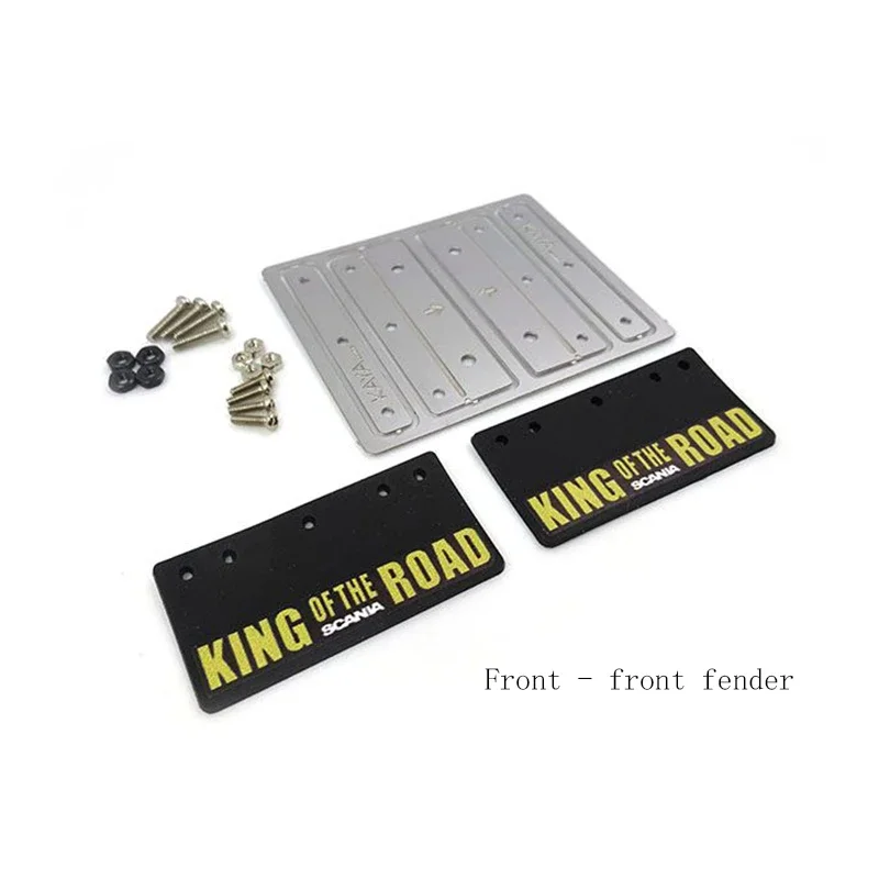 Rubber Fender Kit Decorate for 1/14 Tamiya RC Truck Trailer Tipper SCANIA R730 R470 R620 Car Diy Parts