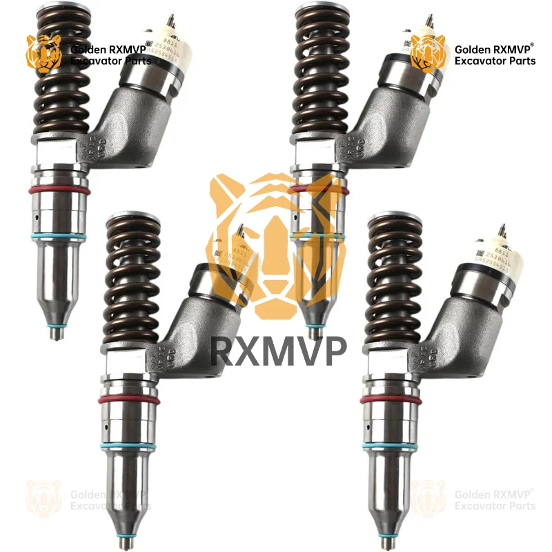 4pcs Fuel Injector 249-0712 10r3147 Compatible With Caterpillar Cat C11 C13 Engine Excavator Engine Fuel Systems