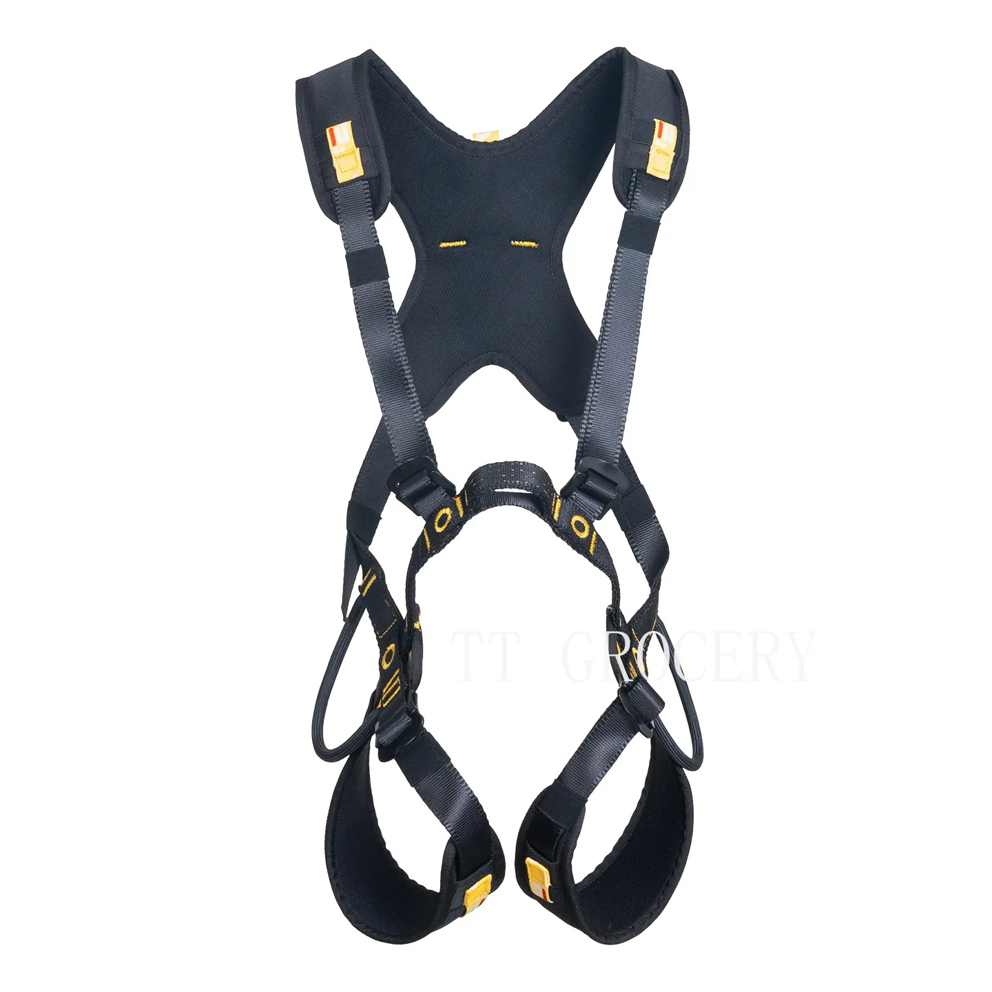 Kids' 5-Point Full-Body Safety Harness Heavy-Duty Outdoor Rock Climbing Gear with Durable Waist Belt High-Altitude Safety Rope