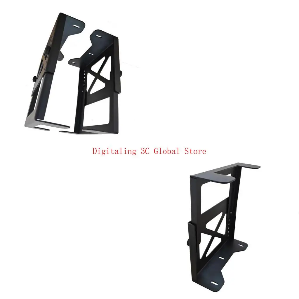 

Under Table Laptop Holder Portable Servers Storage Bracket Stand Mount Desktop