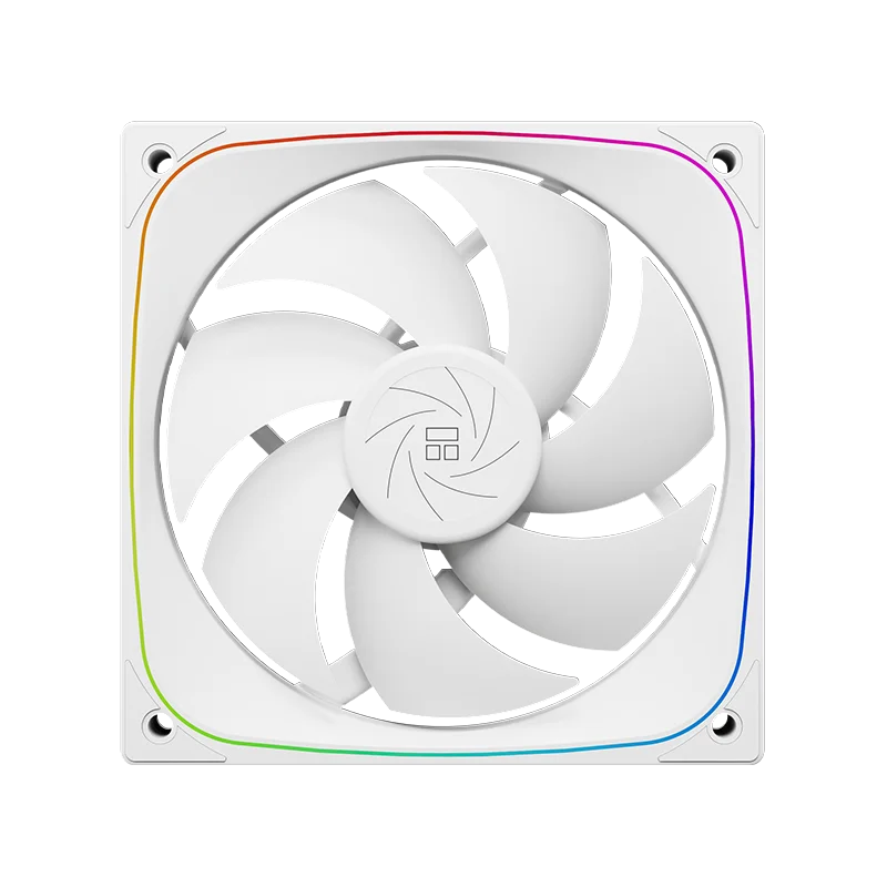 Thermalright TL-Q12 120MM PWM/ARGB Performance Halo Fan Effetti di illuminazione minimalisti sfaccettati Cuscinetti S-FDB Ventole case