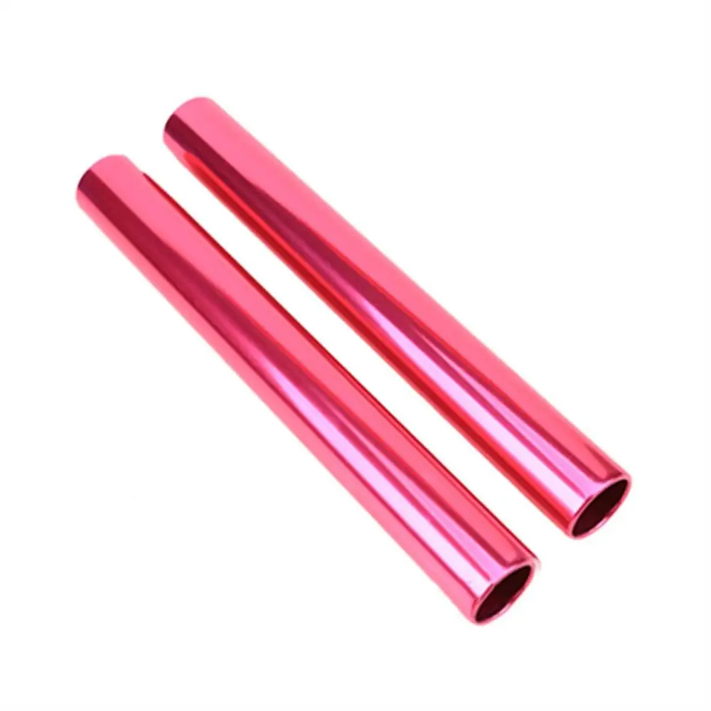 Bastón de relé de aleación de aluminio para pista y campo, bastón de pista de relé de atletismo, bastón hueco grueso para correr, partido de carreras