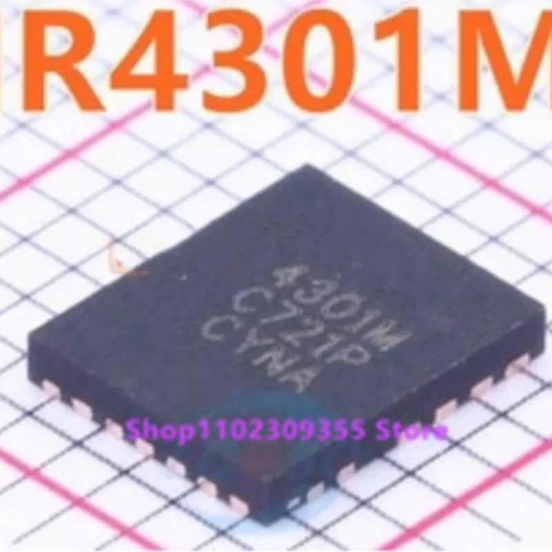 

IR4301M IR4301MTRPBF 4301M QFN22 5pcs