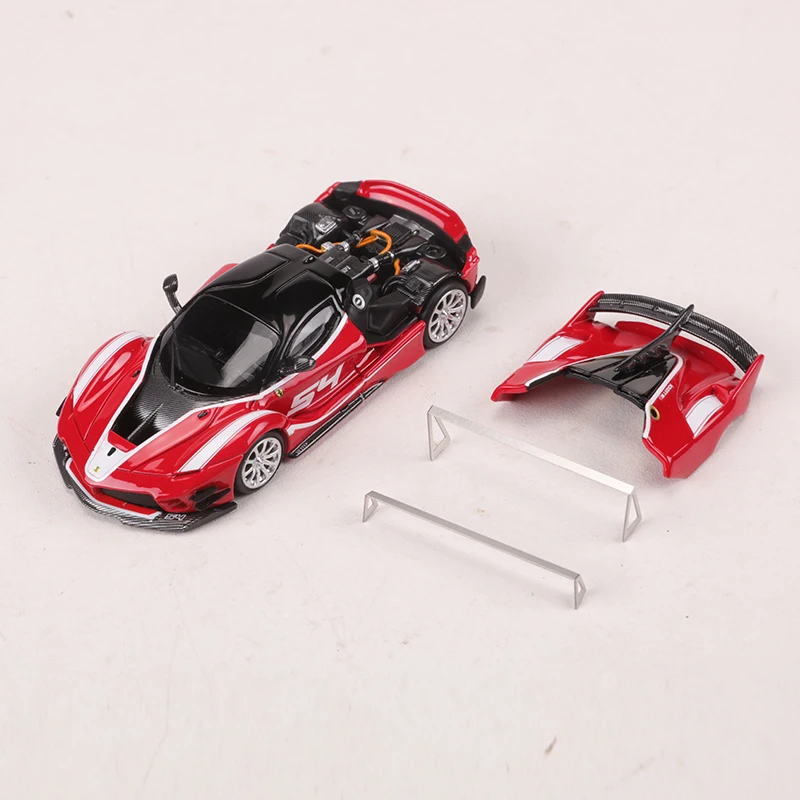 Little Toy 1:64 FXXK EVO Alloy Model Car The hood can be removed