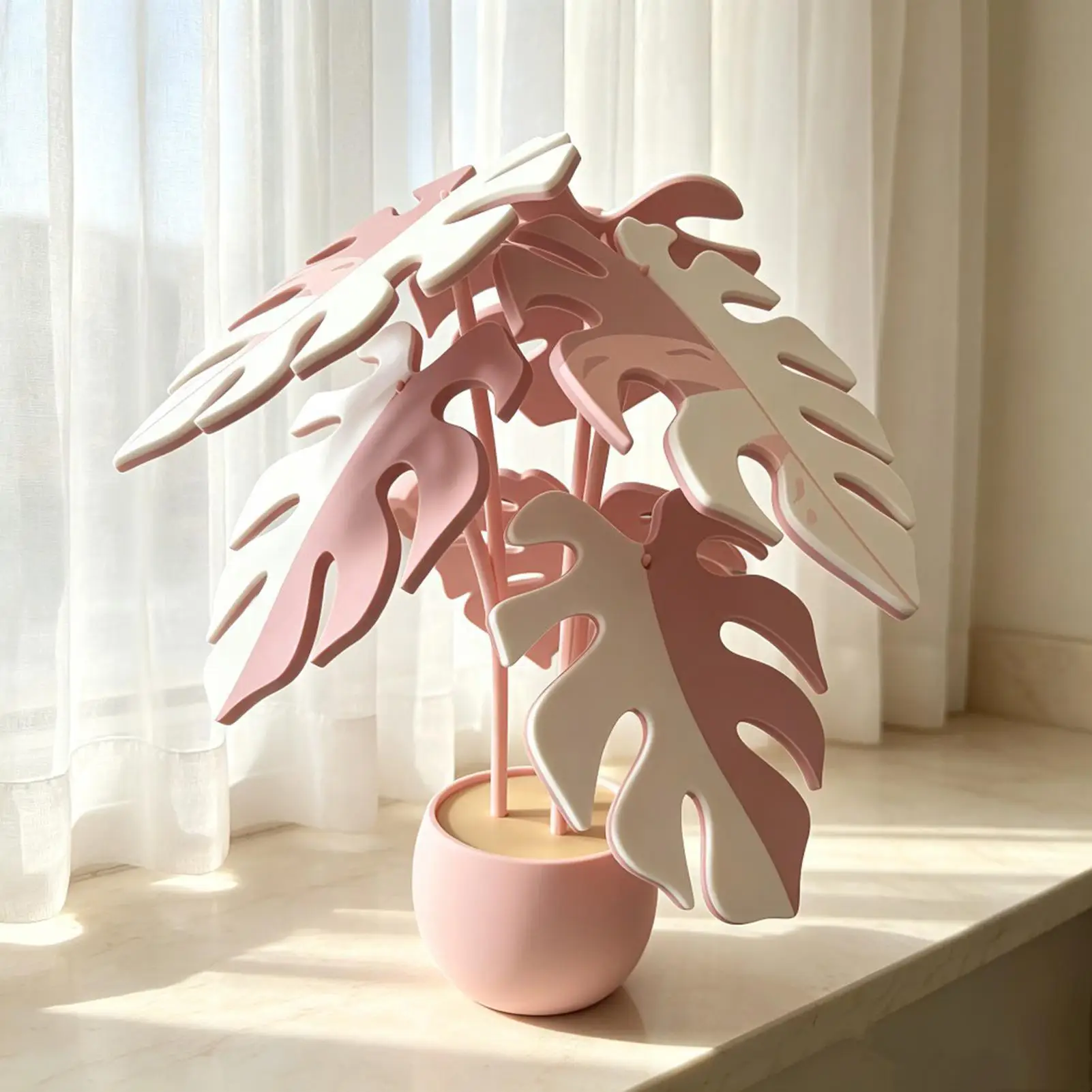 Monstera Coaster Heat-Resistant Dining Table Decorations Decorative Cup Coasters for Home Cooks Decorators
