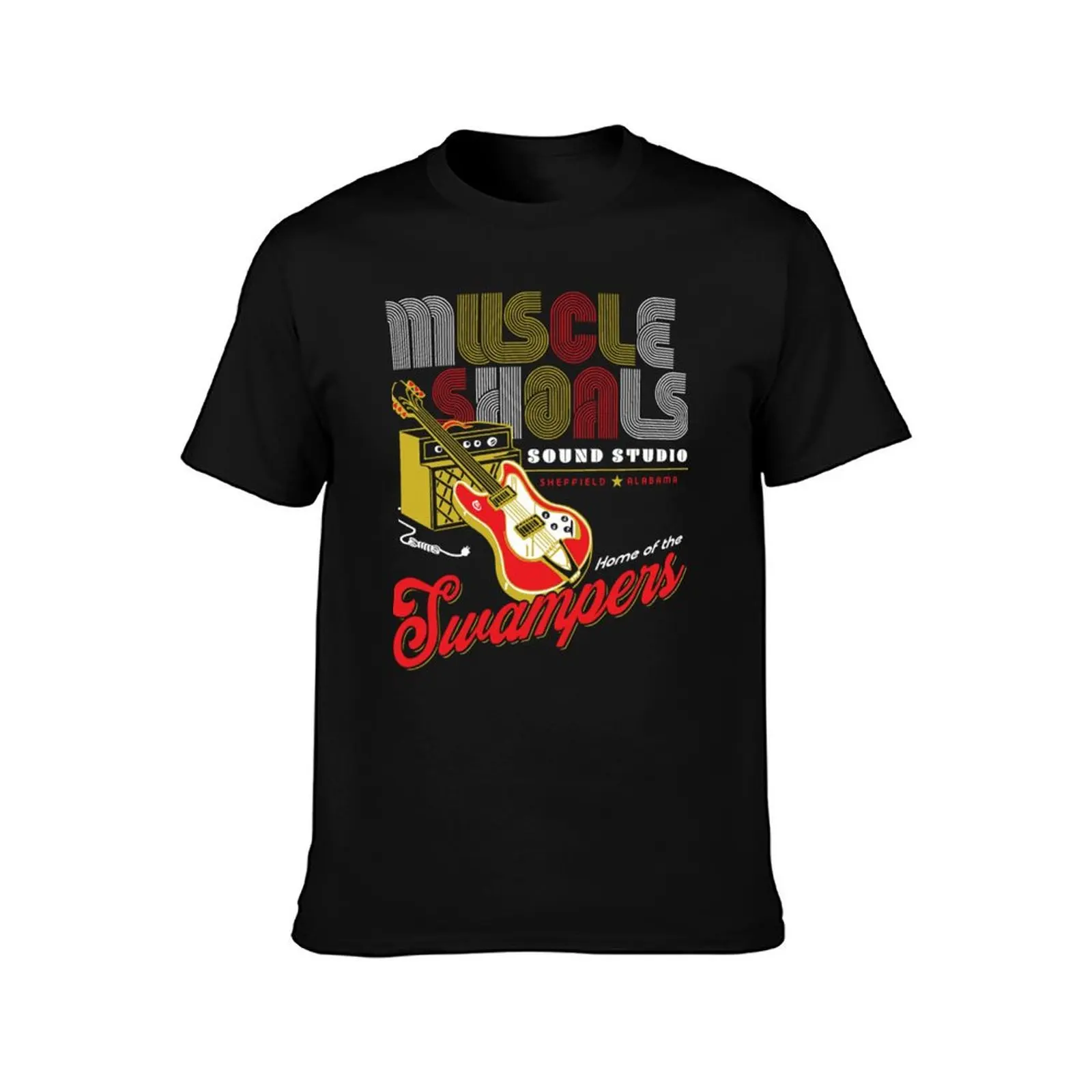Muscle Shoals Sound Studio T-Shirt Basic Simple Design Short Sleeve Shirt T-Shirt