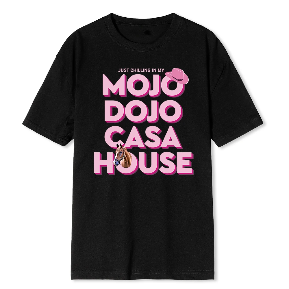 

Ryan Gosling Mojo Dojo Casa House T Shirt Accessories Men Women Pure Cotton Novelty Tee Shirt Short Sleeve Tops Plus Size 2024