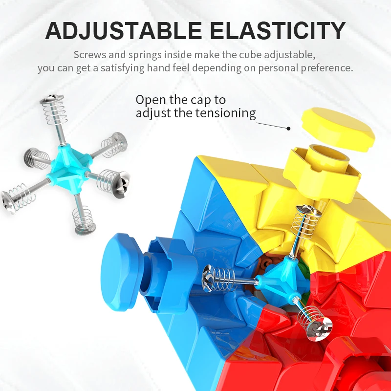 MoYu Meilong3 3x3x3 Magic Cube Meilong Stickerless Speed Cube Puzzle Children Gift Adult Educational Professional Fidget Toys