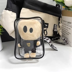 Clear Outdoor Bag For Little D Joker Xue's Alien Meteorite Plush Dolls 15cm Transparent Doll Pouch Case Anime Figures Nendoroid