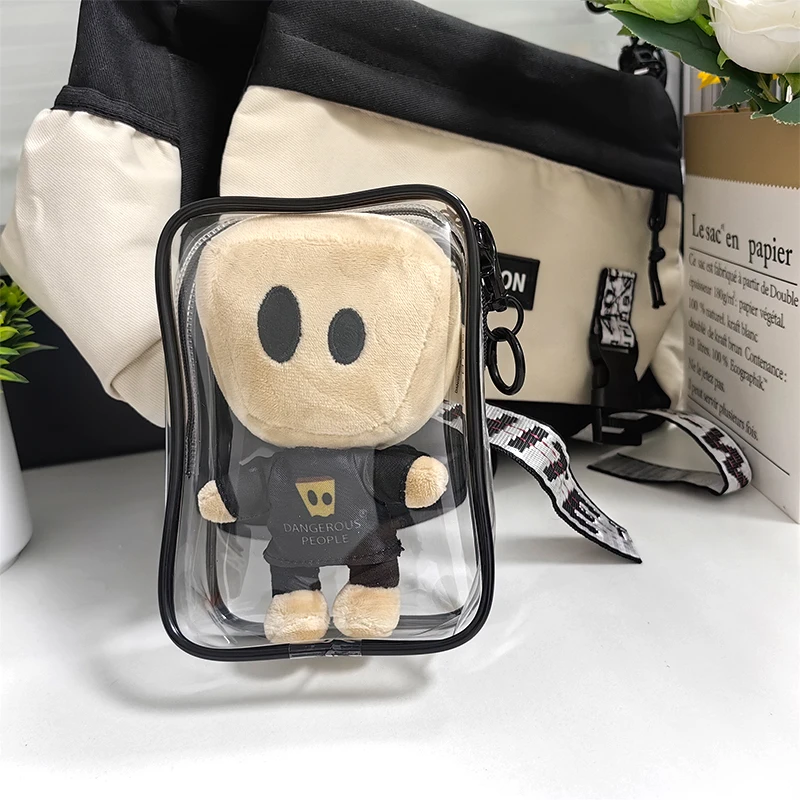 Clear Outdoor Bag For Little D Joker Xue's Alien Meteorite Plush Dolls 15cm Transparent Doll Pouch Case Anime Figures Nendoroid