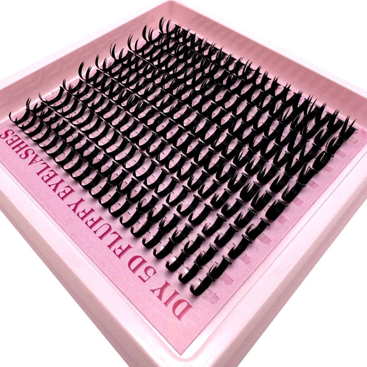 ミュウスパイキーラッシュエクステンション既成個別まつげクラスターまつげエクステンションうっすらとしたまつげクラスターボリューム妖精まつげ用品