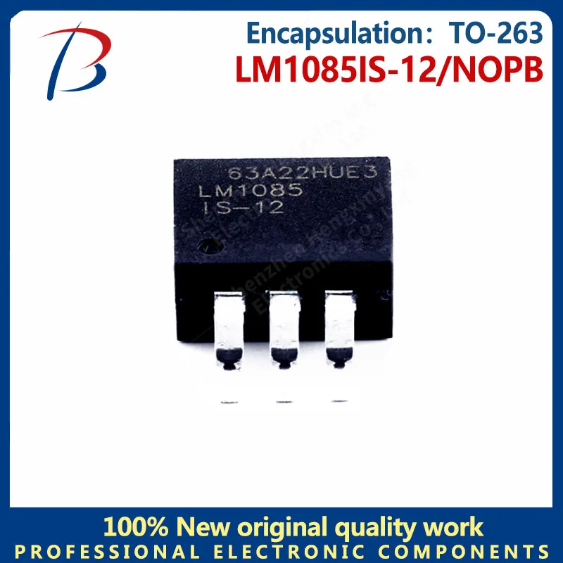 5PCS LM1085IS-12/NOPB package TO-263 12V 3A linear regulator