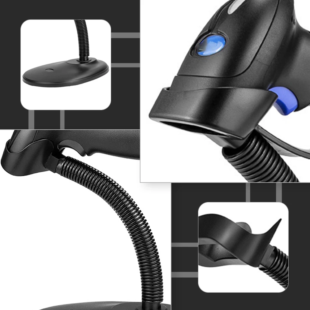 

Handheld Reader Bracket Barcode Scanner Holder Plastic Holder For Supermarket Multifunctional Portable Scan Instrument Support
