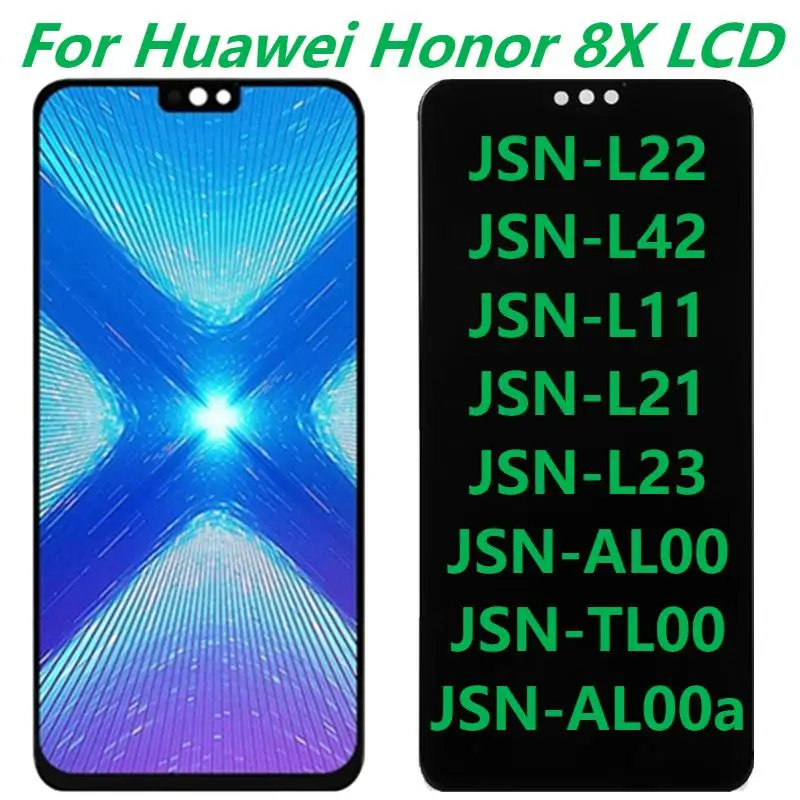 6.5'' Original LCD For Huawei Honor 8X LCD Display With Frame Honor 8X JSN-L22 Touch Screen Digitizer Assembly Replacement