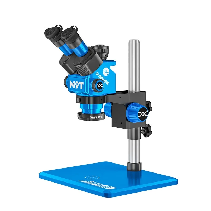 SUNSHINE M9T-B11 Trinocular Stereo Microscope Digital Microscope For Mobile Phone Jewelry Repair PCB Welding Microscope Tool