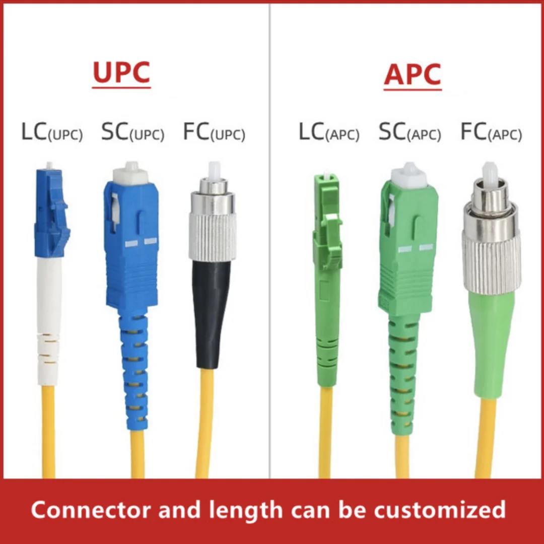 150-300m 4 cores LC-LC fiber patchcord Singlemode 200m250m bundled jumper SC FC ST E2000 SM optical fiber patch lead 4C bundle