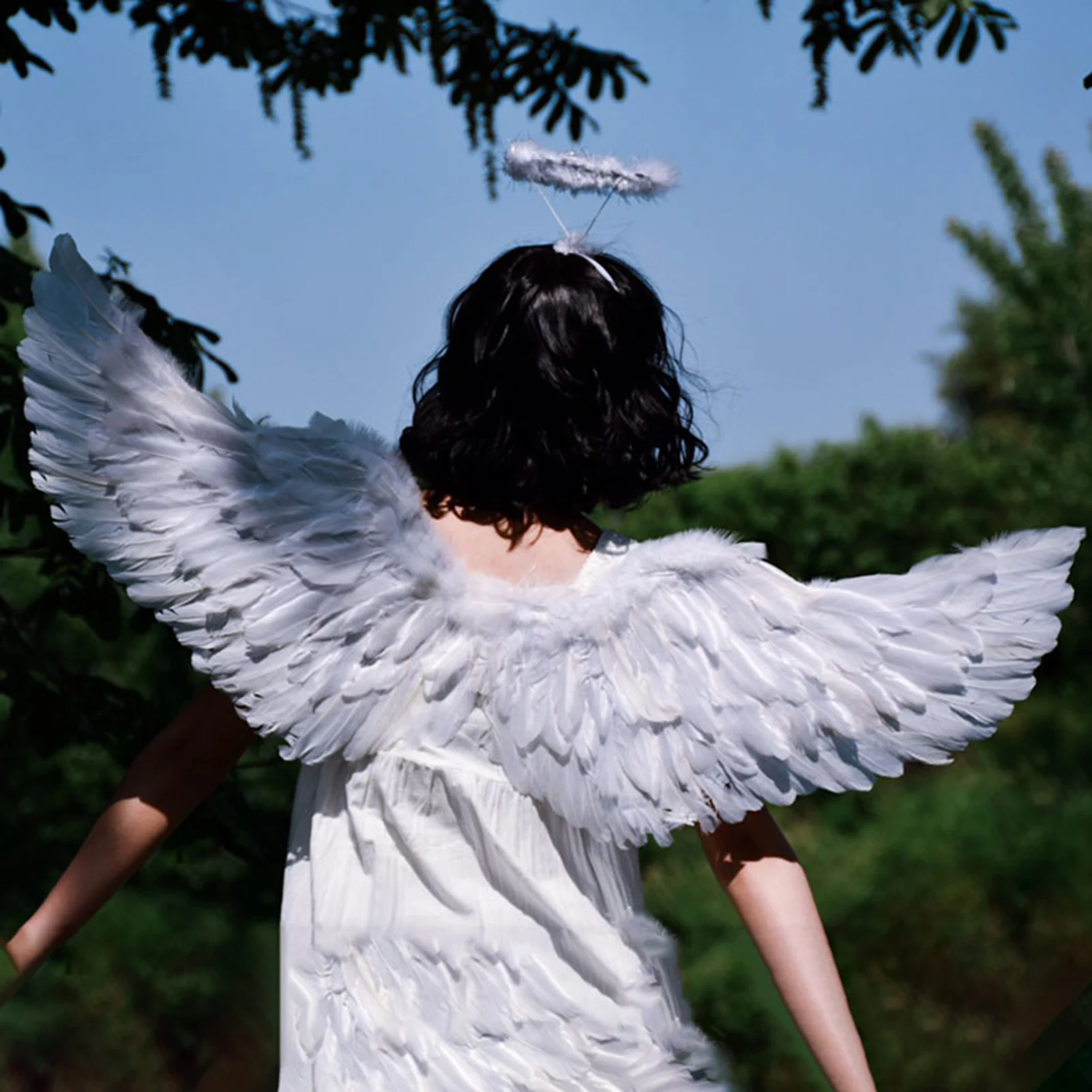 Multicolor Angel Feather Wings for Kids And Adults for Cosplay Wedding Birthday Halloween Christmas Party Props - Image 4