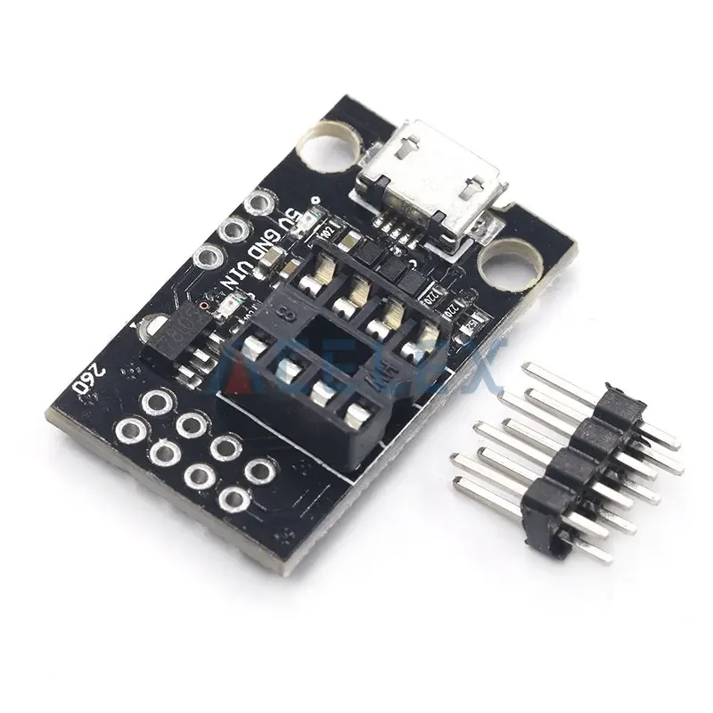 ATtiny13A / ATtiny25 / ATtiny45 / ATtiny85 Pluggable ATTINY Development Programming Bare Board