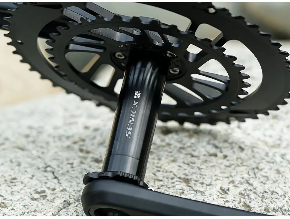 Senicx Kurbel Rennrad pr2 Kurbel garnitur 165/170/172/175/mm 46-30t 50-34t 52-36t Kettenblatt für Faltrad 10/Geschwindigkeit neu – Detail 8