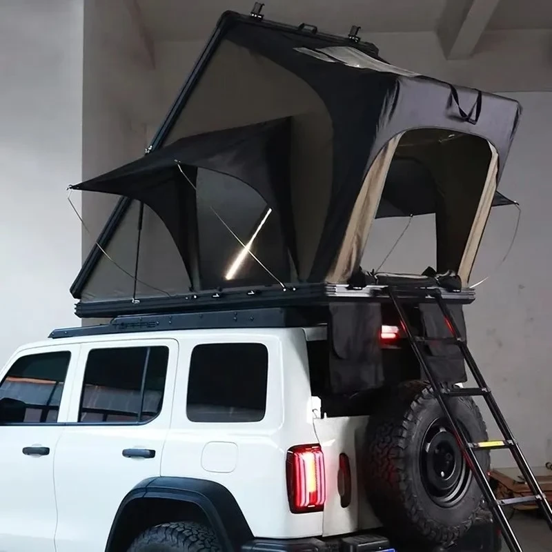 Hard shell car roof tent, expandable roof tent, double-layer four-season camp tent, suitable for off-road travel